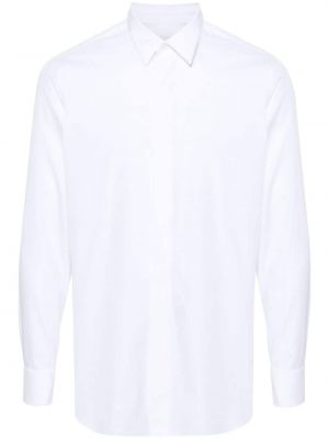 Памучна риза Lardini бяло