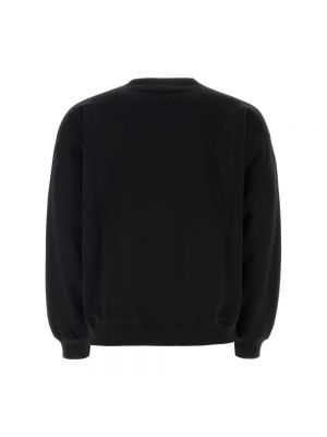 Sweter bawełniany Versace czarny