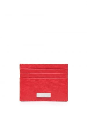 Usnjena denarnica Ferragamo rdeča