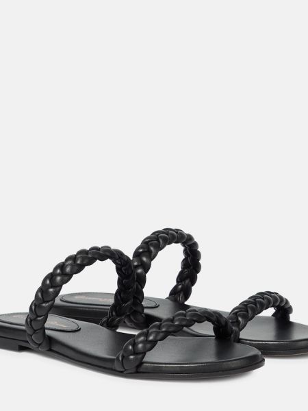 Kožne cipele Gianvito Rossi crna