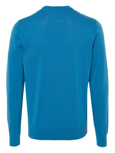 Sweter bawełniany Aspesi niebieski