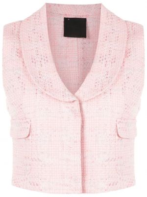 Tweed weste Andrea Bogosian pink