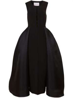 Midi šaty Carolina Herrera čierna