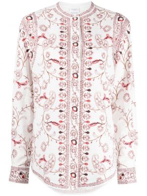 Koszula bawełniana z nadrukiem z wzorem paisley Giambattista Valli