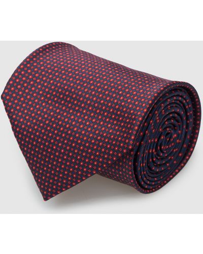Шелковый галстук Stefano Ricci бордовый
