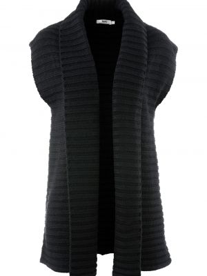 Pletená vesta Bonprix - černá