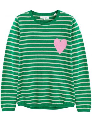 Sweter w serca Chinti & Parker zielony