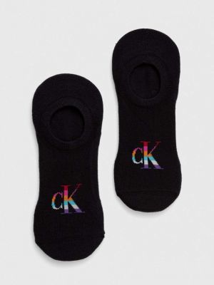 Чорапи Calvin Klein Jeans черно