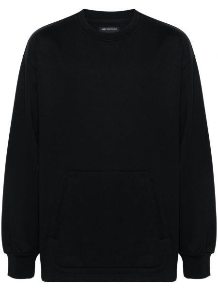 Yuvarlak boyun sweatshirt Y-3 siyah