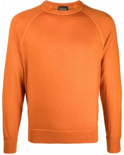 Jersey de punto de tela jersey Drumohr naranja