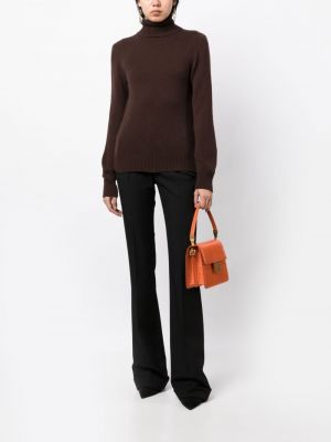 Sweter z kaszmiru Ralph Lauren Collection brązowy
