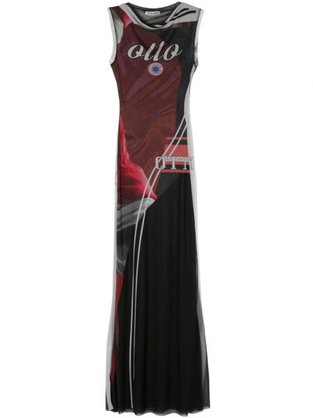 Μάξι φόρεμα με σχέδιο από διχτυωτό Ottolinger