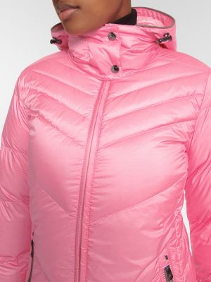 Chaqueta de esquí acolchada Bogner rosa
