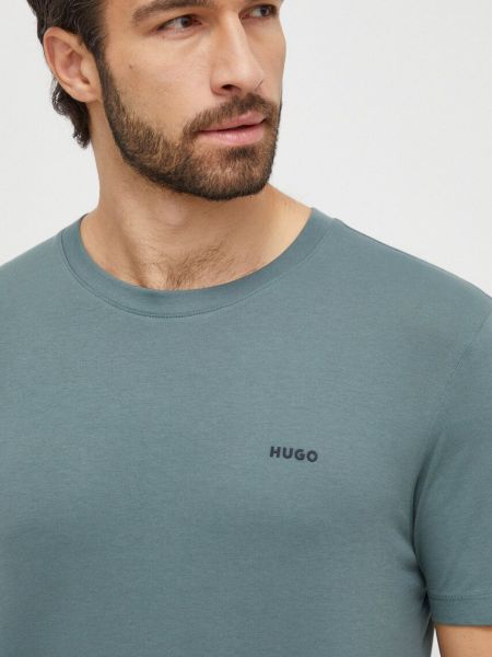 Тениска с дълъг ръкав Hugo зелено