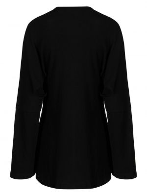 Asymmetrischer bluse aus baumwoll Yohji Yamamoto schwarz