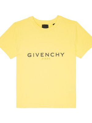 Bomull t-skjorte for gutter Givenchy Kids gul