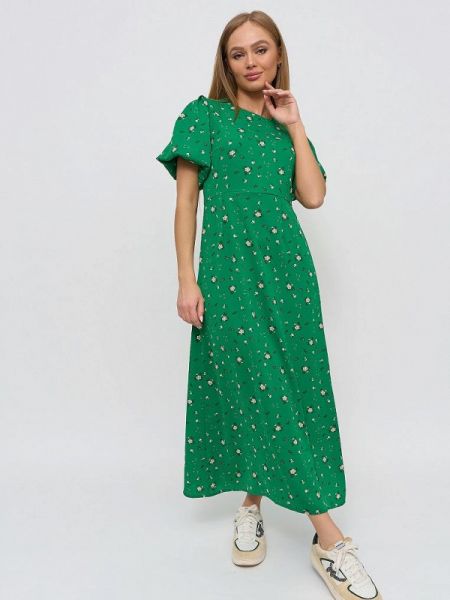Платье Olya Stoforandova зеленое