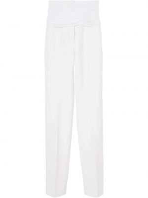 Pantalones rectos Burberry blanco