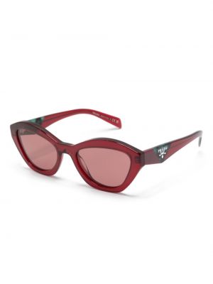 Okulary przeciwsłoneczne Prada Eyewear czerwone