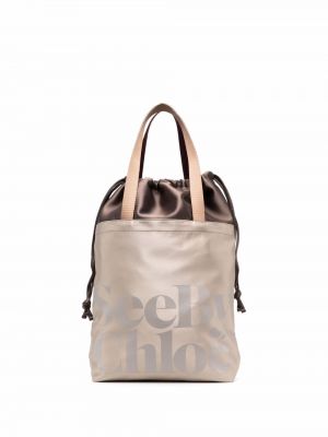 Τσάντα shopper με σχέδιο See By Chloé