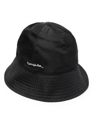 Haftowany kapelusz Nanushka czarny