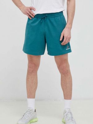 New Balance pantaloni scurti culoarea verde, neted