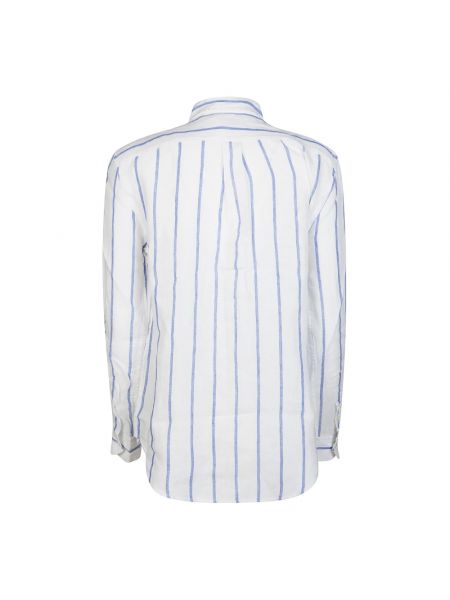 Camisa con botones de lino Ralph Lauren blanco