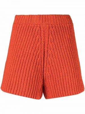 Shorts en tricot Alanui orange