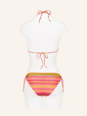 Bikini w paski Watercult różowy