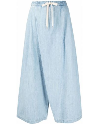 Pantalones de cintura alta Marni azul