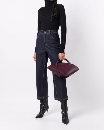 Pullover mit stickerei Victoria Beckham schwarz