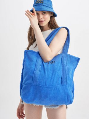 Плажна чанта Defacto синьо