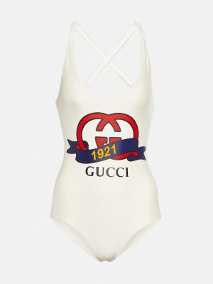 Fürdőruha nyomtatás Gucci