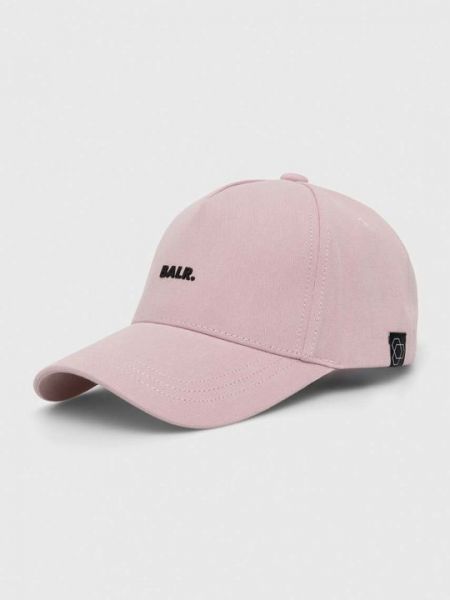 Хлопковая кепка Balr. розовая