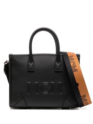 Δερμάτινη τσάντα shopper Mcm