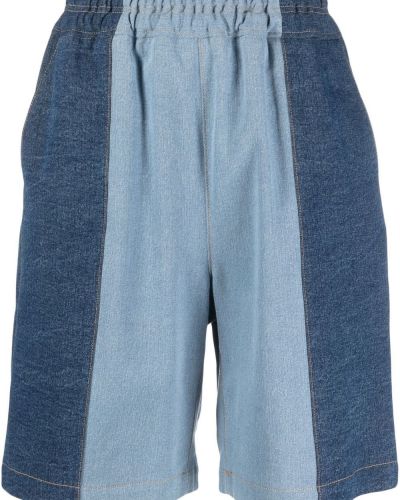 Shorts di jeans Fabiana Filippi blu