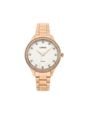 Zegarek z różowego złota Lorus