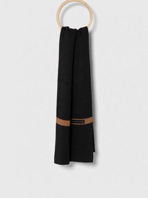 Bavlněný šátek Tommy Hilfiger černý