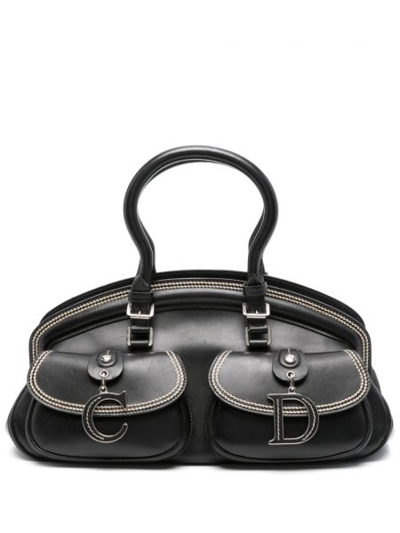 Kožená nákupná taška Christian Dior Pre-owned