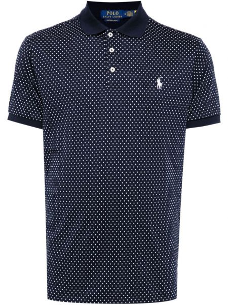 Памучна поло тениска на точки Polo Ralph Lauren