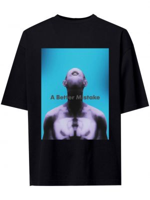 T-shirt mit print A Better Mistake schwarz