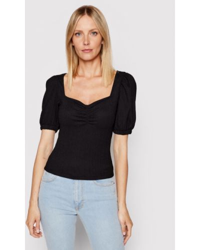 NA-KD Blúz 1018-008601-0002-003 Fekete Regular Fit Na-kd