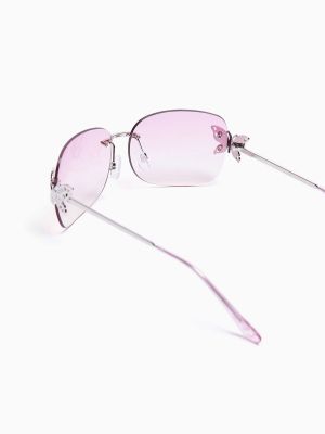 Слънчеви очила Bershka розово