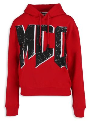 Толстовка с капюшоном с графическим логотипом tour McQ Alexander McQueen Red multi