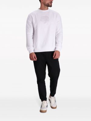 Jersey sweatshirt mit print Karl Lagerfeld weiß