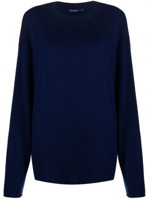 Пуловер с кръгло деколте Sofie D'hoore синьо