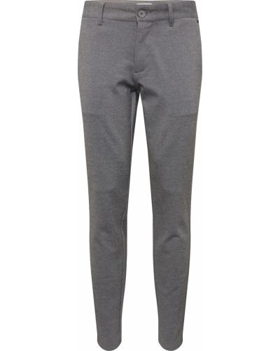 Pantalon chino slim Only & Sons gris