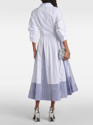 Bombažna dolga obleka Simkhai bela