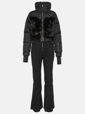 Dūnu uzvalks ar kažokādu Moncler Grenoble melns