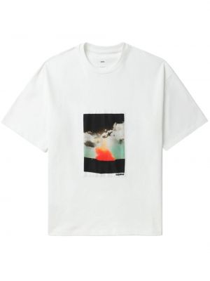 T-shirt con stampa Oamc Bianco